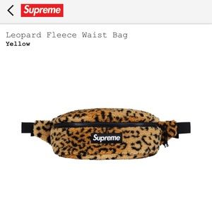 Supreme Fleece Waist Bag *NEW*