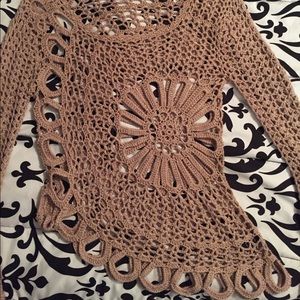 “Celico” Boutique Lace Style Crotchet Sweater