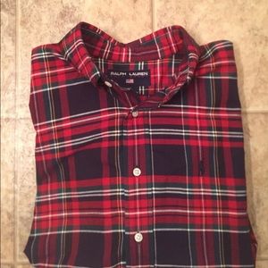 Ralph Lauren Plaid Button Down Shirt