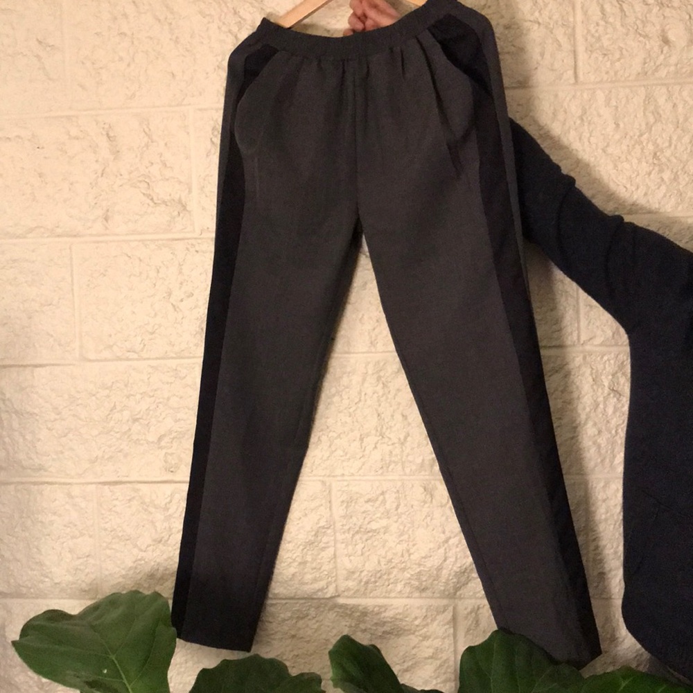 Gold hawk silk pants