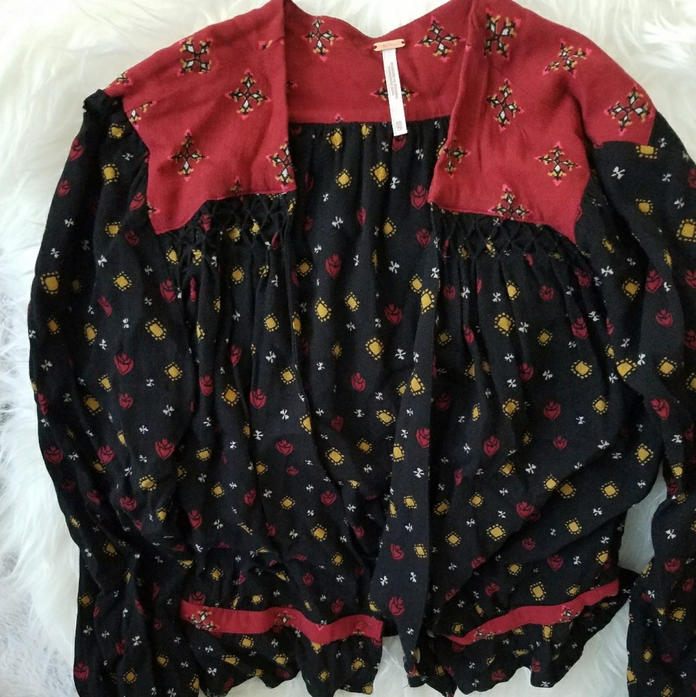 Free People Silky Cardigan Jacket