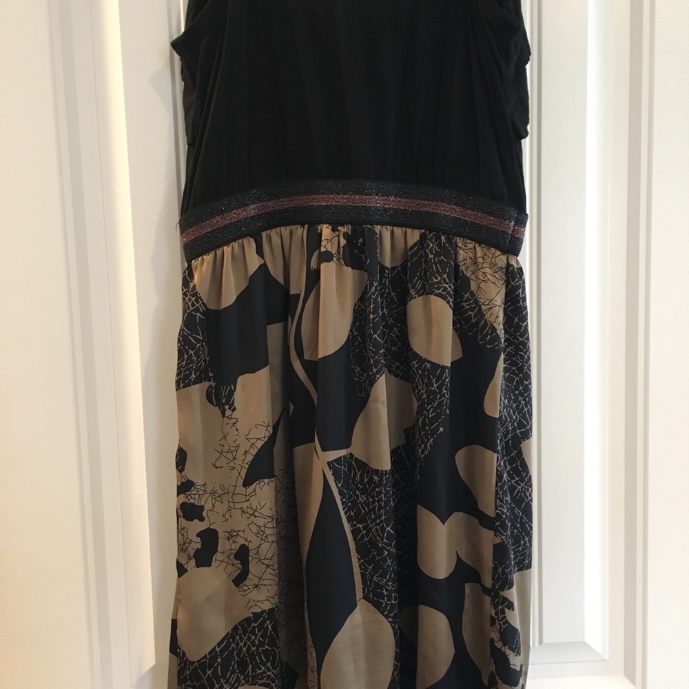 Black and Gold Dress