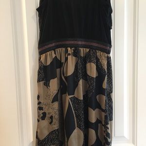 Black and Gold Dress