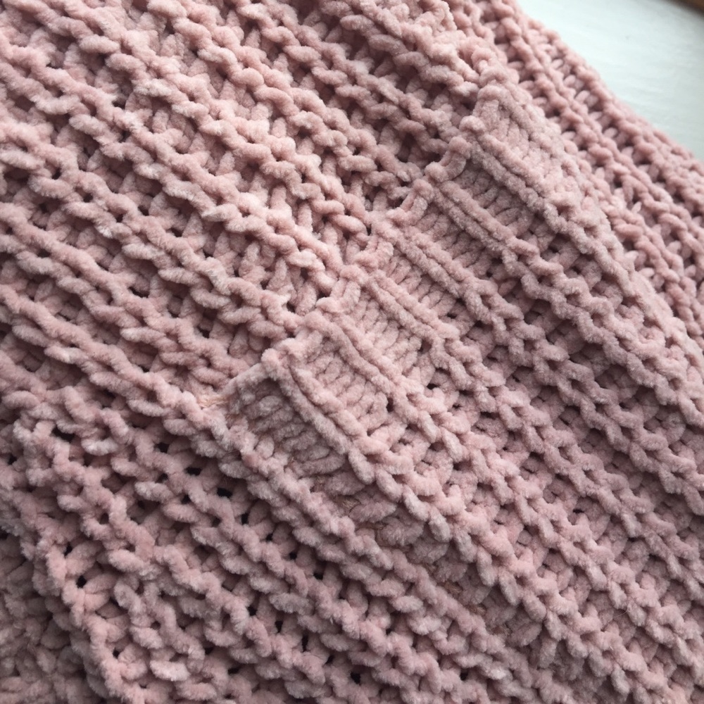 LAST1️⃣ Beige Chenille Shawl Collar - Picture 7 of 8