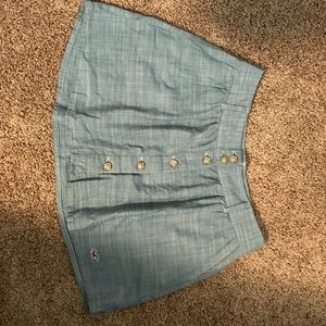 Hollister button down skirt