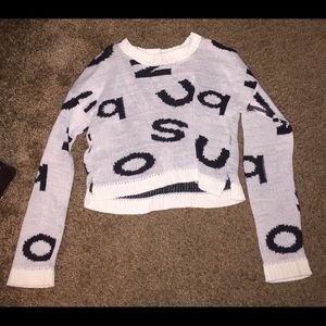 Crop sweater