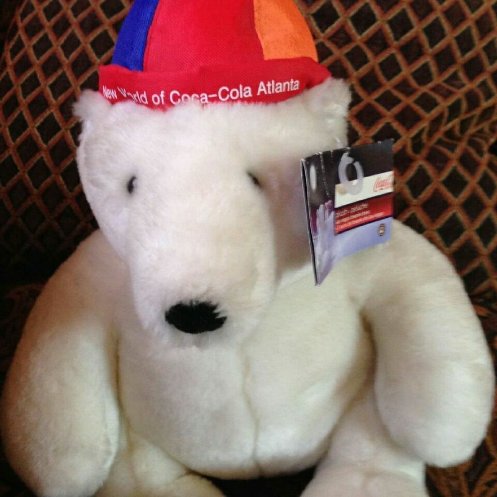 Brand new Coca cola error bear