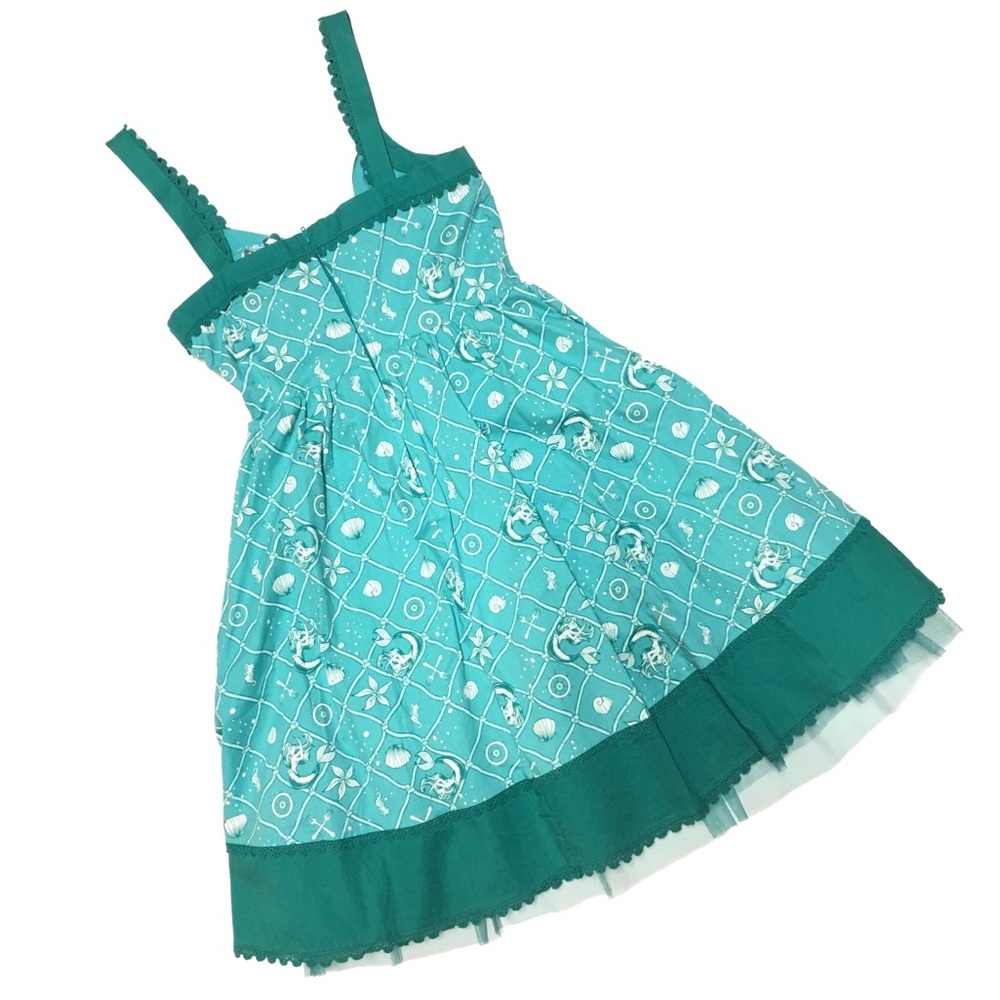 New~ Disney Ariel Mermaid Retro Dress - Picture 5 of 6
