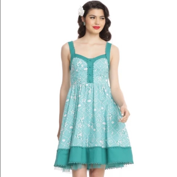 New~ Disney Ariel Mermaid Retro Dress - Picture 2 of 6