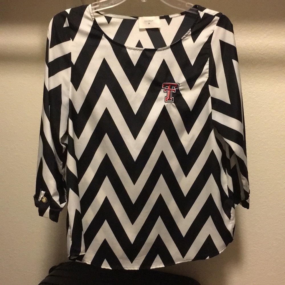 Everly Texas Tech Blouse