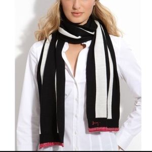 Juicy couture “Williams rugby” stripe oblong scarf