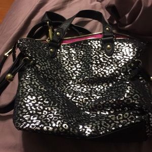 Leopard print juicy couture handbag