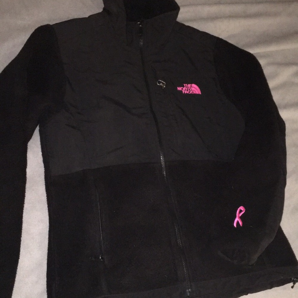 The North Face pink ribbon Denali Fleece