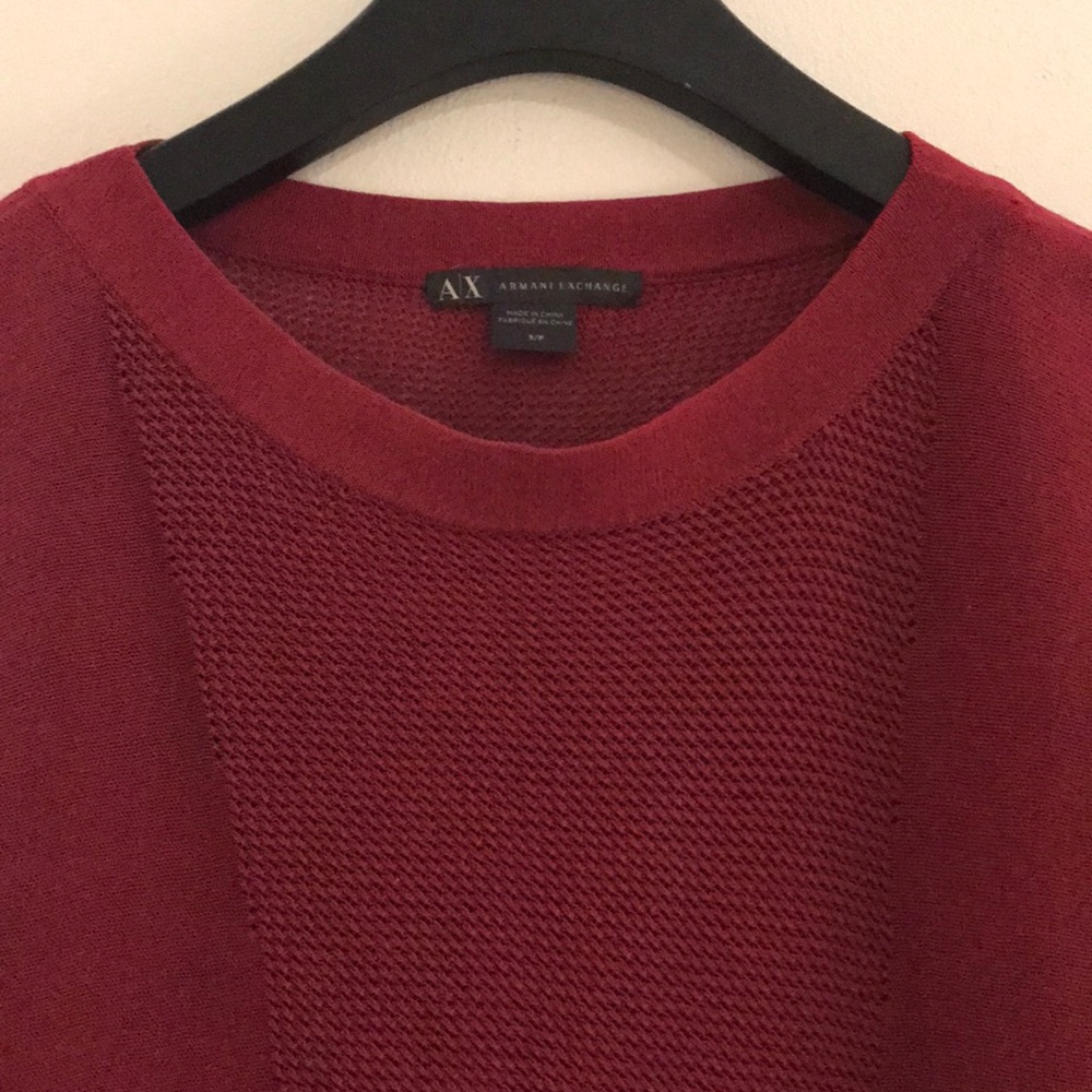 Armani Exchange red knit sweater - Picture 2 of 4