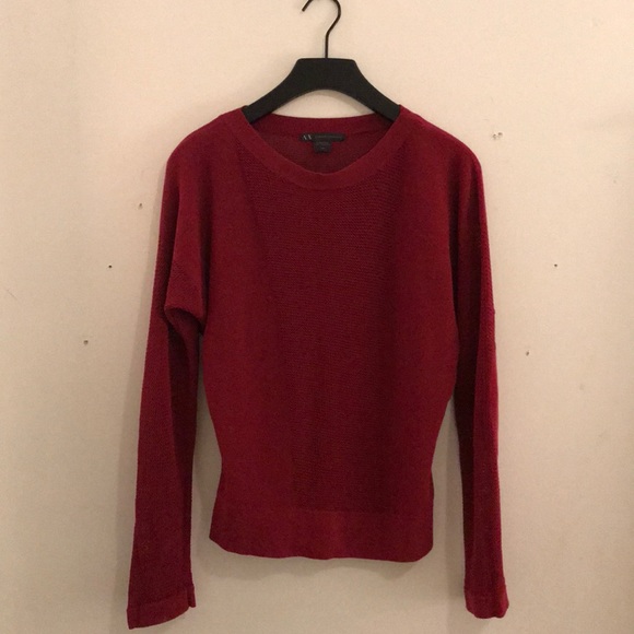 A/X Armani Exchange Sweaters - Armani Exchange red knit sweater