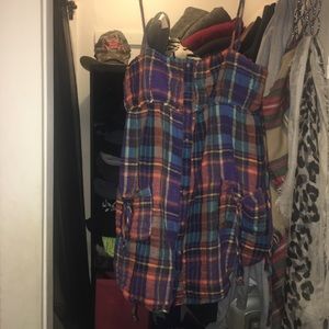 Plaid tunic