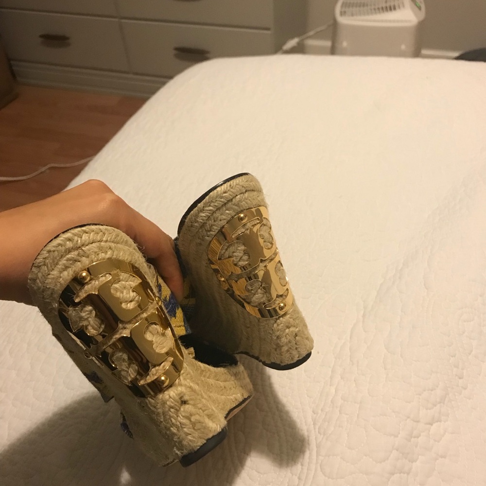 Tory Burch wedge espadrilles