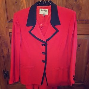 Contemporary Red Suit