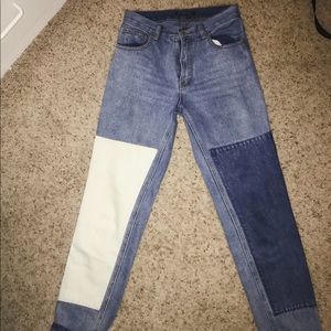 Brandy Melville patchwork jeans