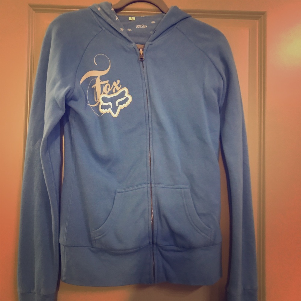 Fox zip up hoodie