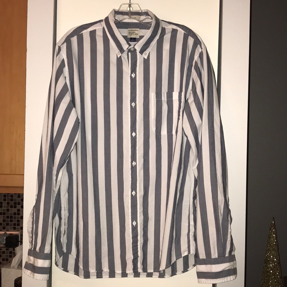 🎉BRAND NEW 🎉 Men’s JCrew Striped Washed Shirt