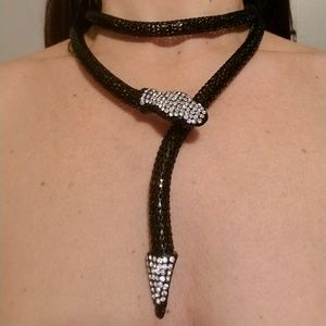 FUN! Magnetic mesh snake necklace/bracelet!