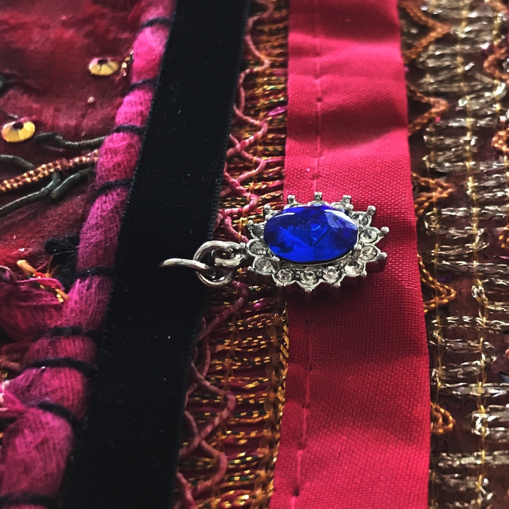 Blue Crystal Choker