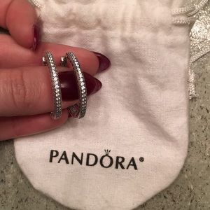 Hearts of Pandora Large Hoops