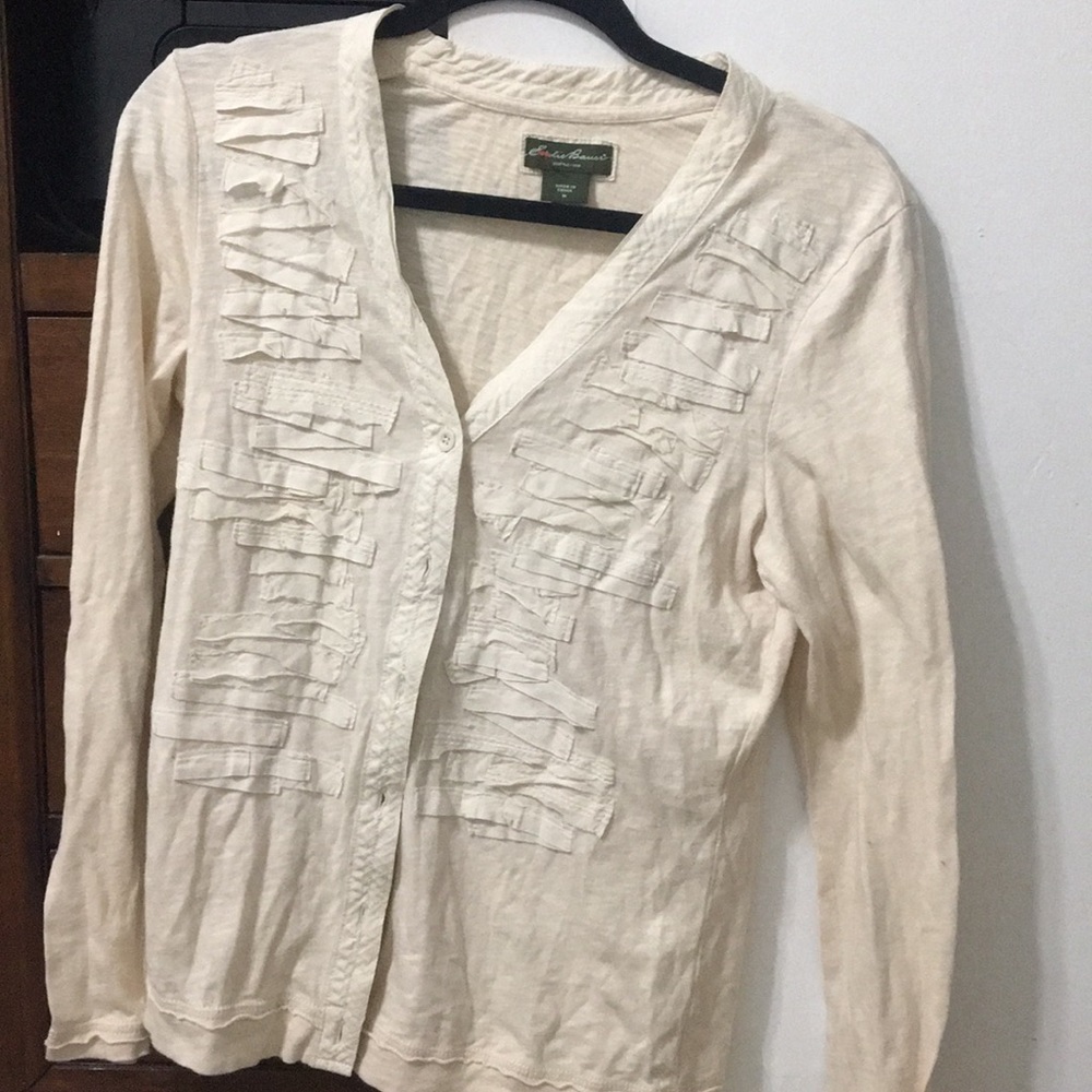 Cream medium cardigan