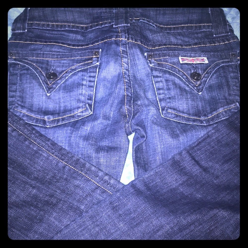 Hudson dark wash boot cut jeans