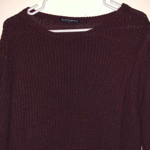 Brandy Melville Burgundy Sweater