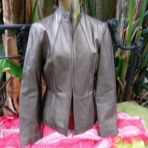 Genuine leather jacket Coldwater Creek XS