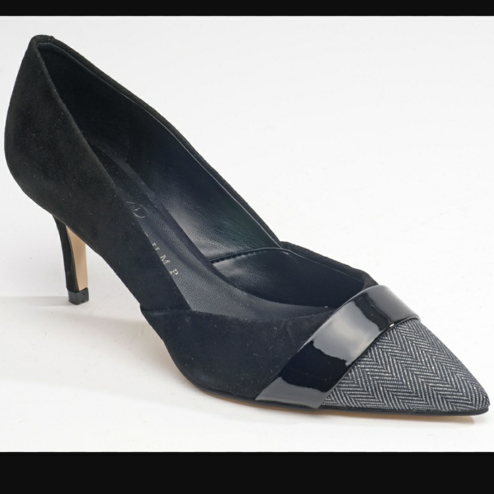 Ivanka Trump Black Suede Pumps