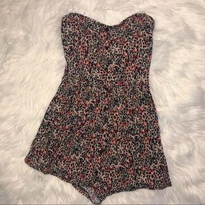 💕3 for $12 💕 F21 Leopard Print Romper