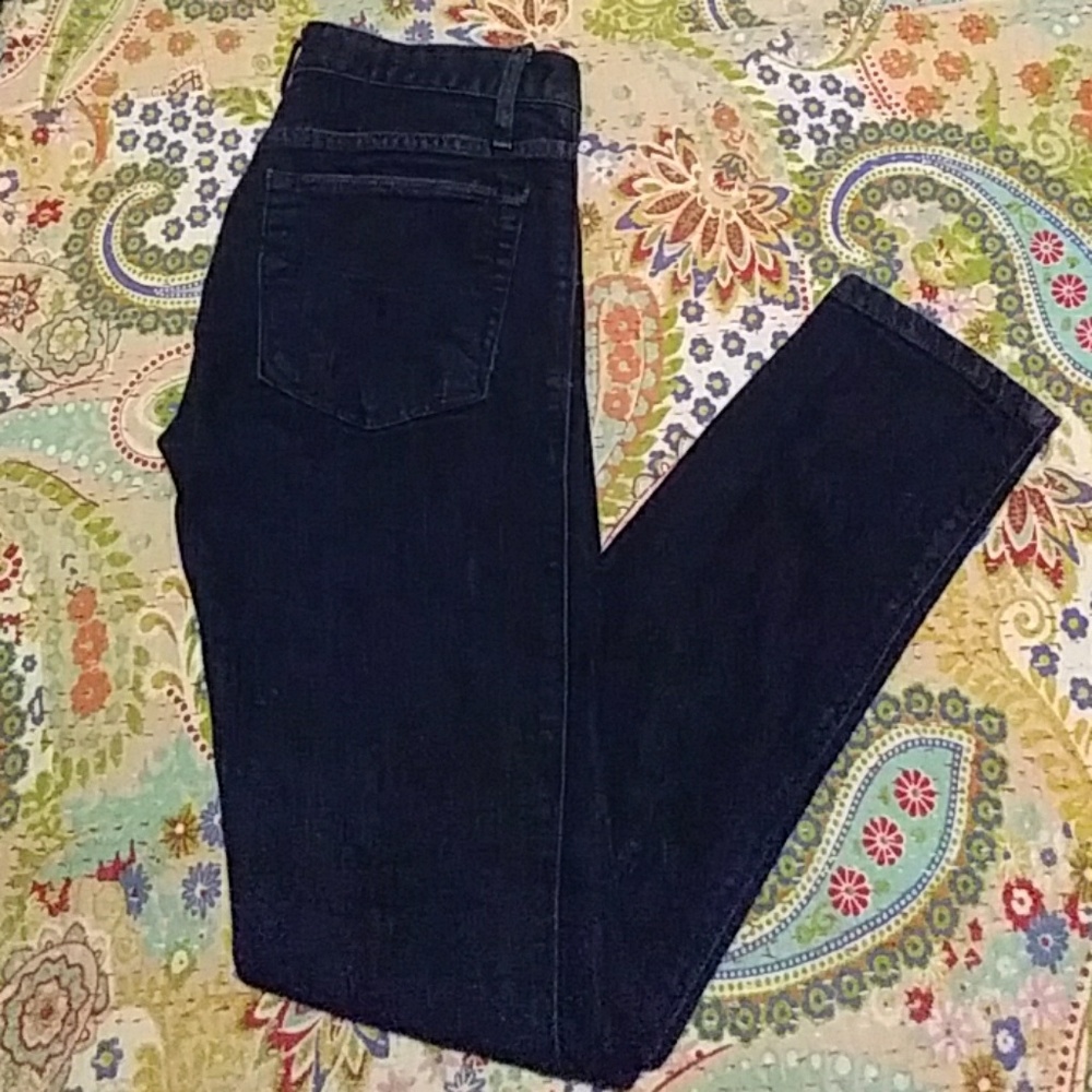 Gap 1969 High Rise Skinny Dark Wash Jean 27 4p