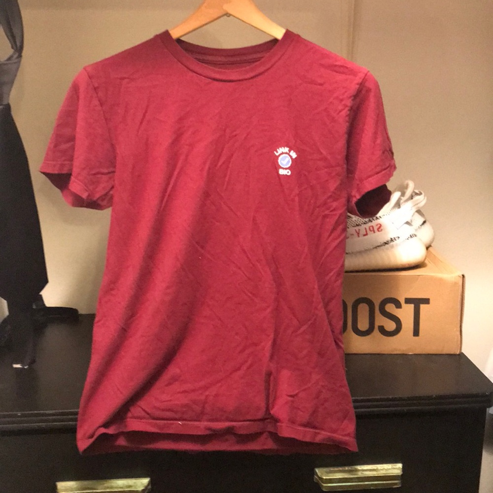 Link in Bio Pacsun Maroon Short Sleeve