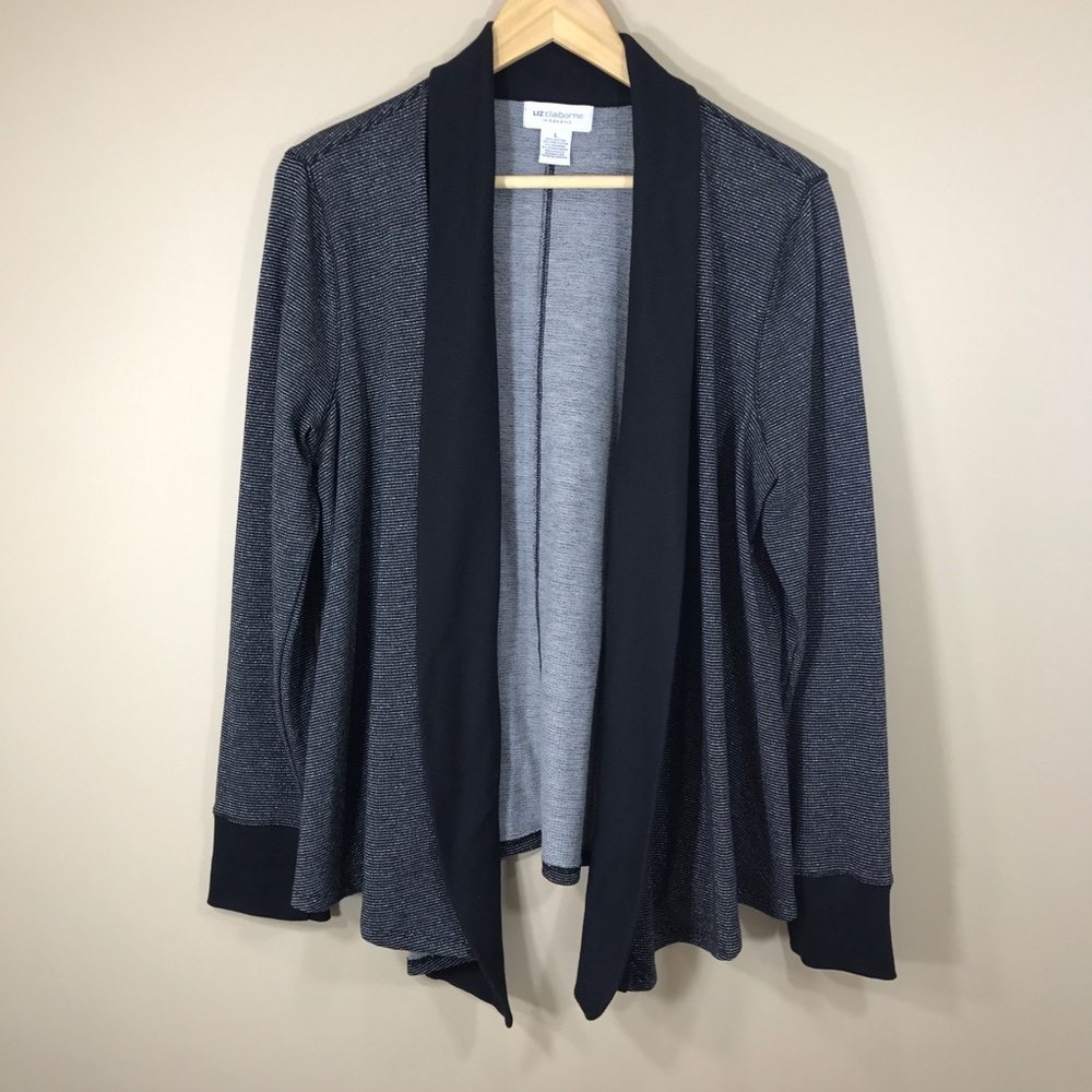 Simple open cardigan, size L