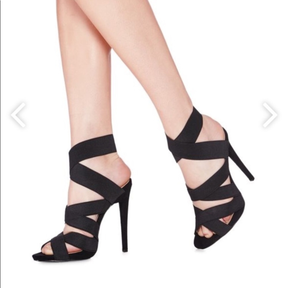 Strappy Crisscross Heels