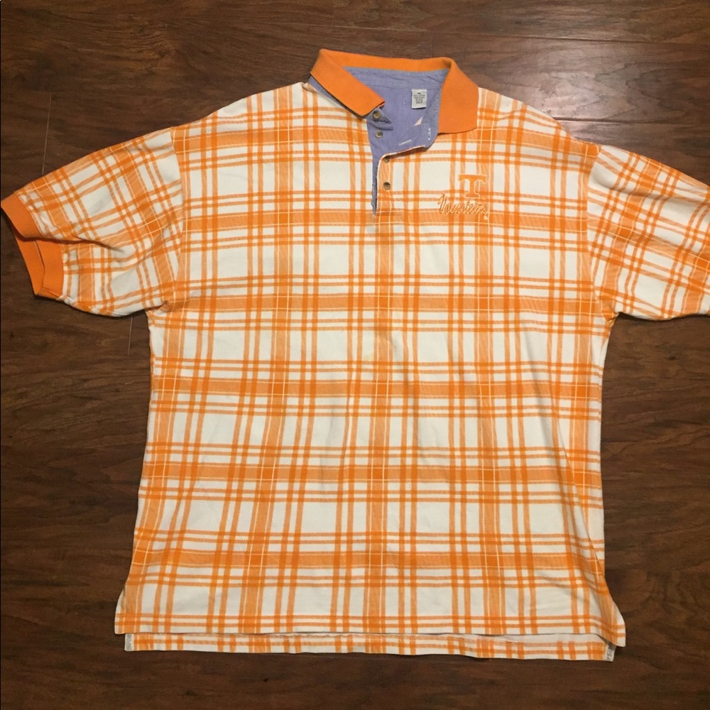 Vintage Tennessee Volunteers Polo XL ORANGE