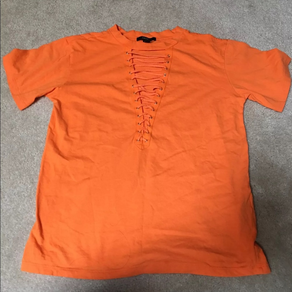Orange shirt