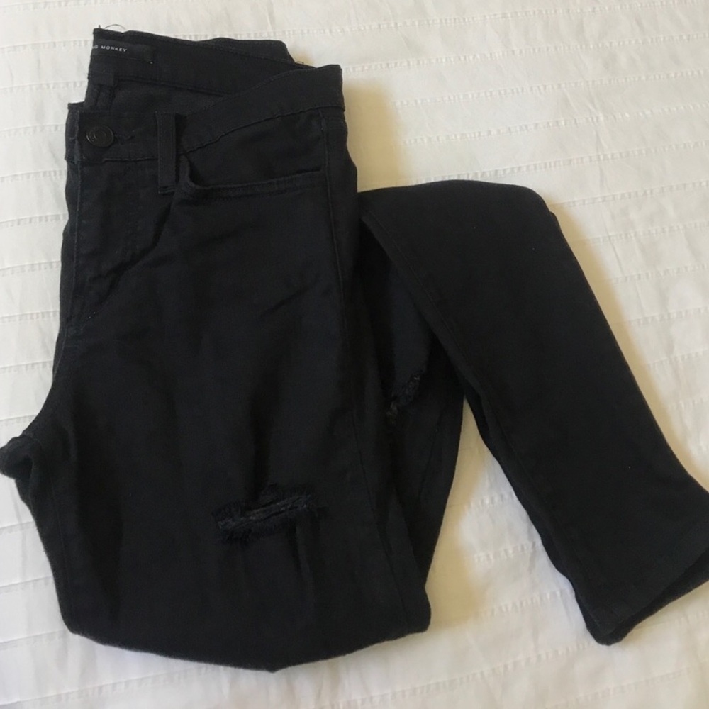 Flying Monkey Distressed Jeans