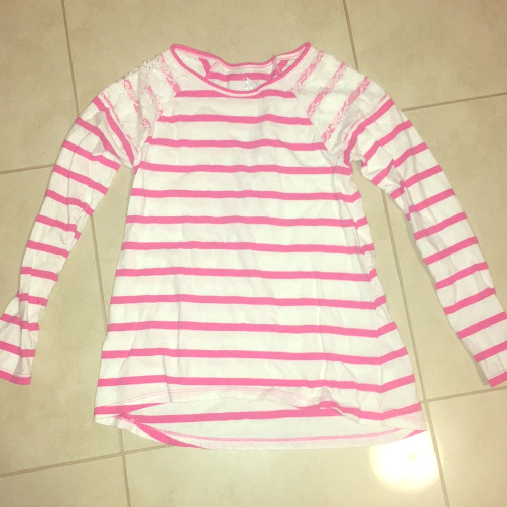 PINK STRIPED SHIRT💞💞
