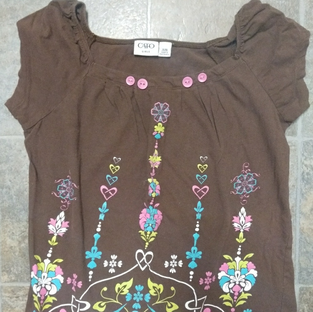 CATO Flowers/Abstract Top