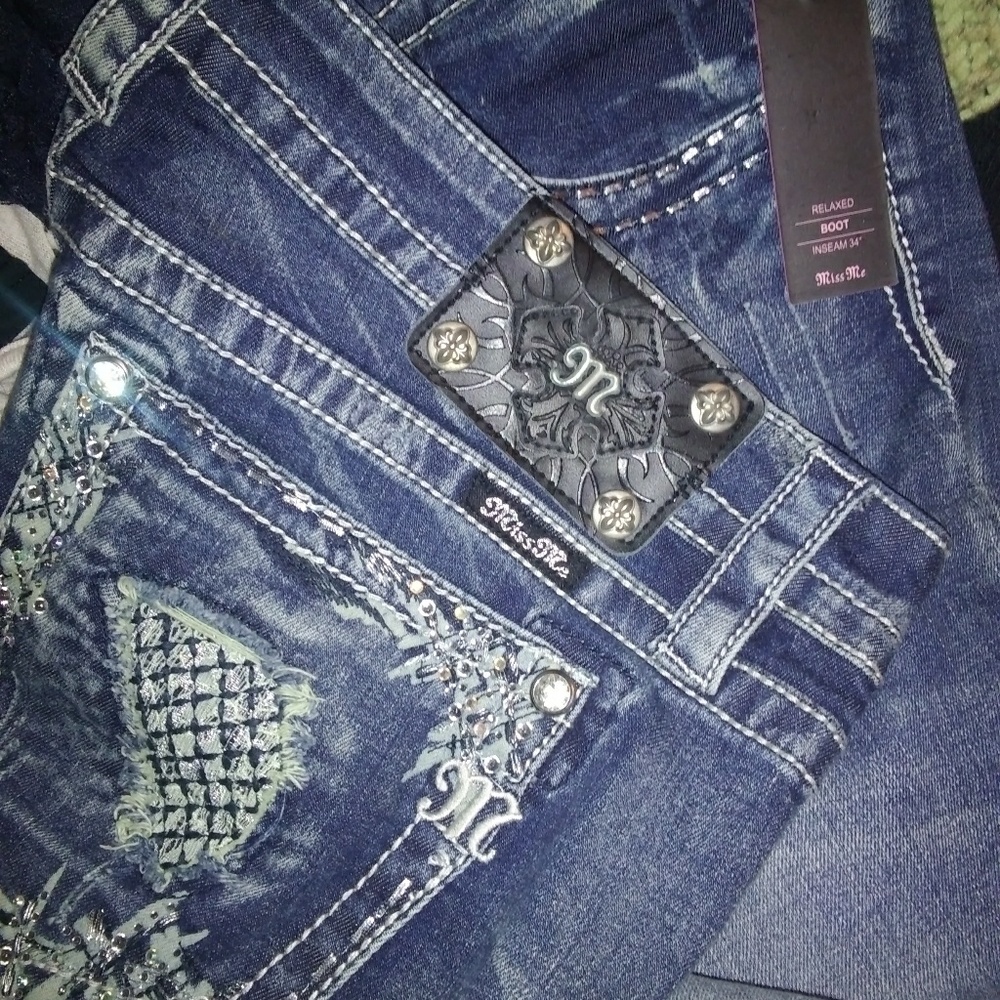 Miss me relaxed boot