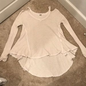 Free People cream sweater - size small