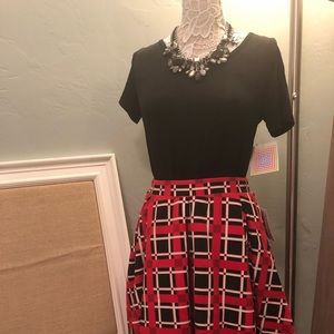 🆕 Brand new Lularoe XS plaid Madison