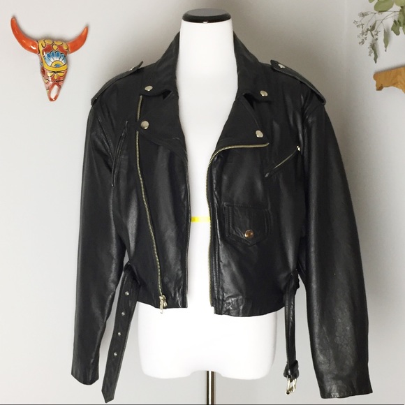 Women’s Vintage G-III Biker Bomber Jacket Sz M - Picture 2 of 6