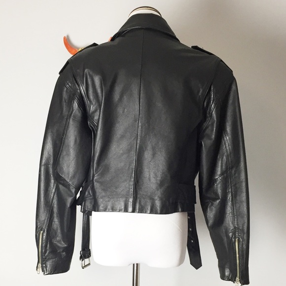 Women’s Vintage G-III Biker Bomber Jacket Sz M - Picture 3 of 6