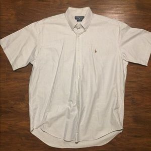 Polo Ralph Lauren Short Sleeve Button-Down. Large.