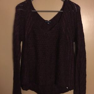 American Eagle maroon sweater